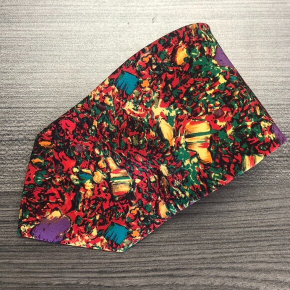 Molecular Expressions Stonehenge Moon Rock Tie 100% Silk Apollo 16 abstract USA - Picture 1 of 6